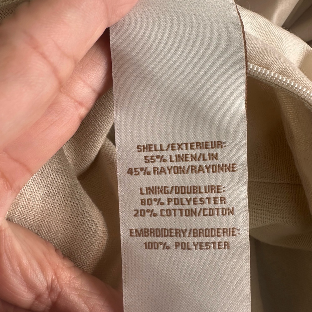 Caroline Constas Cream Midi Dress - Picture 8 of 9